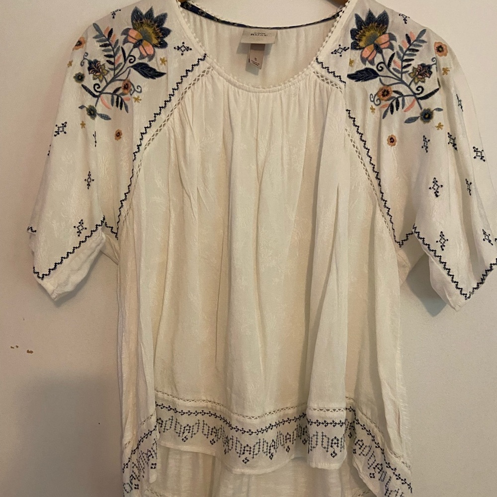 Knox Rose White Short Sleeve Shirt